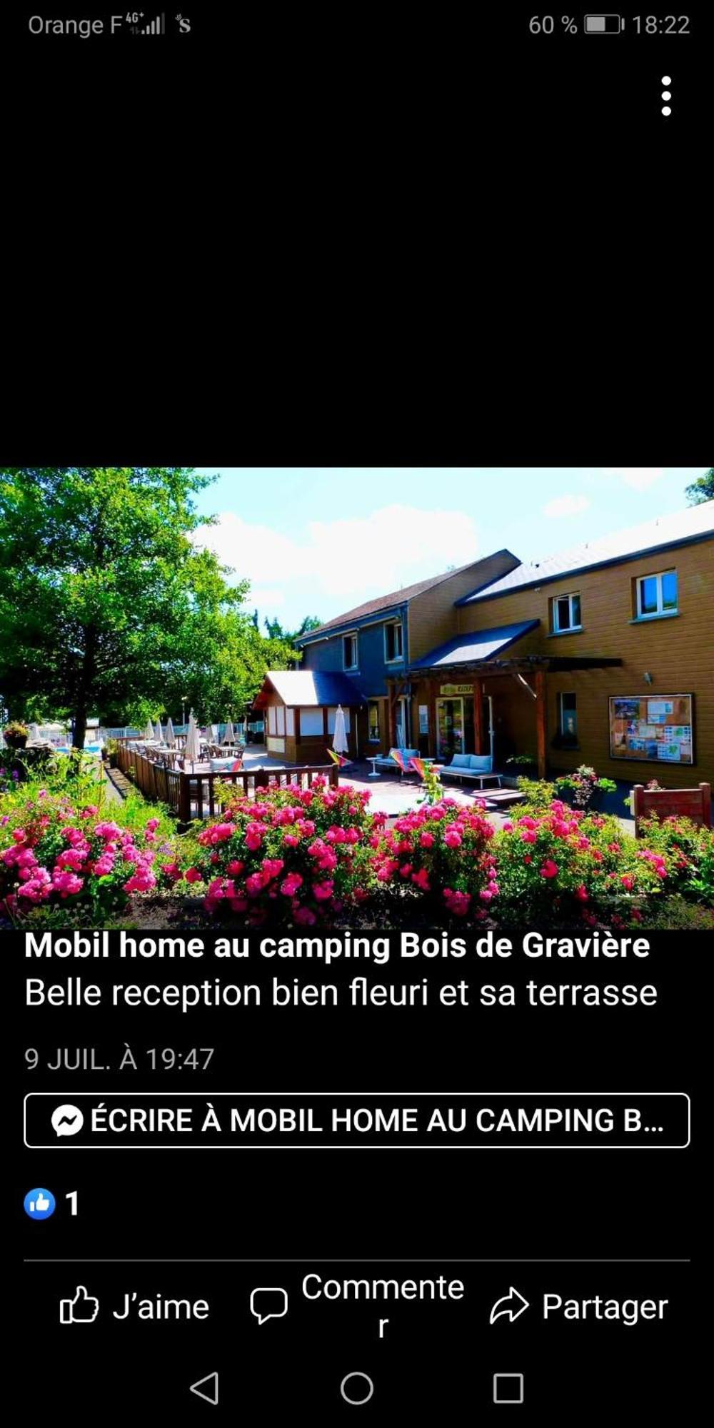 Charmant Mobil Home Style Chalet Бес-э-Сент-Анастез Экстерьер фото