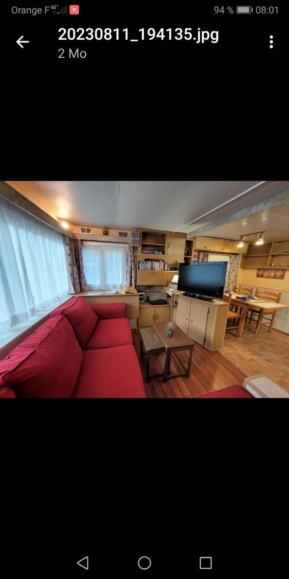 Charmant Mobil Home Style Chalet Бес-э-Сент-Анастез Экстерьер фото
