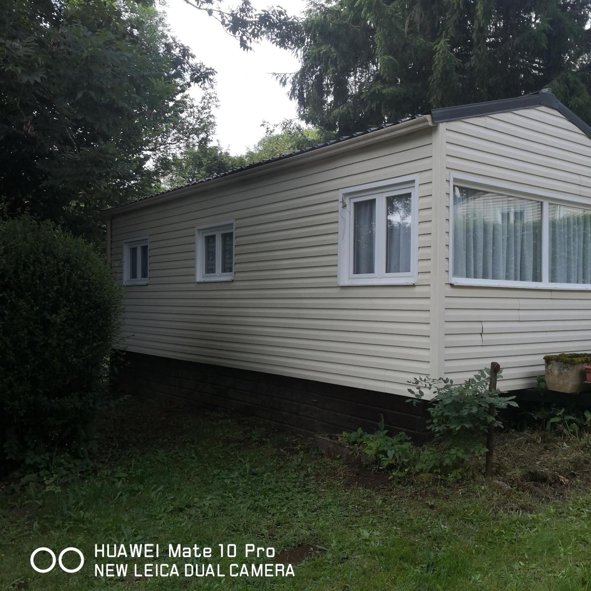 Charmant Mobil Home Style Chalet Бес-э-Сент-Анастез Экстерьер фото