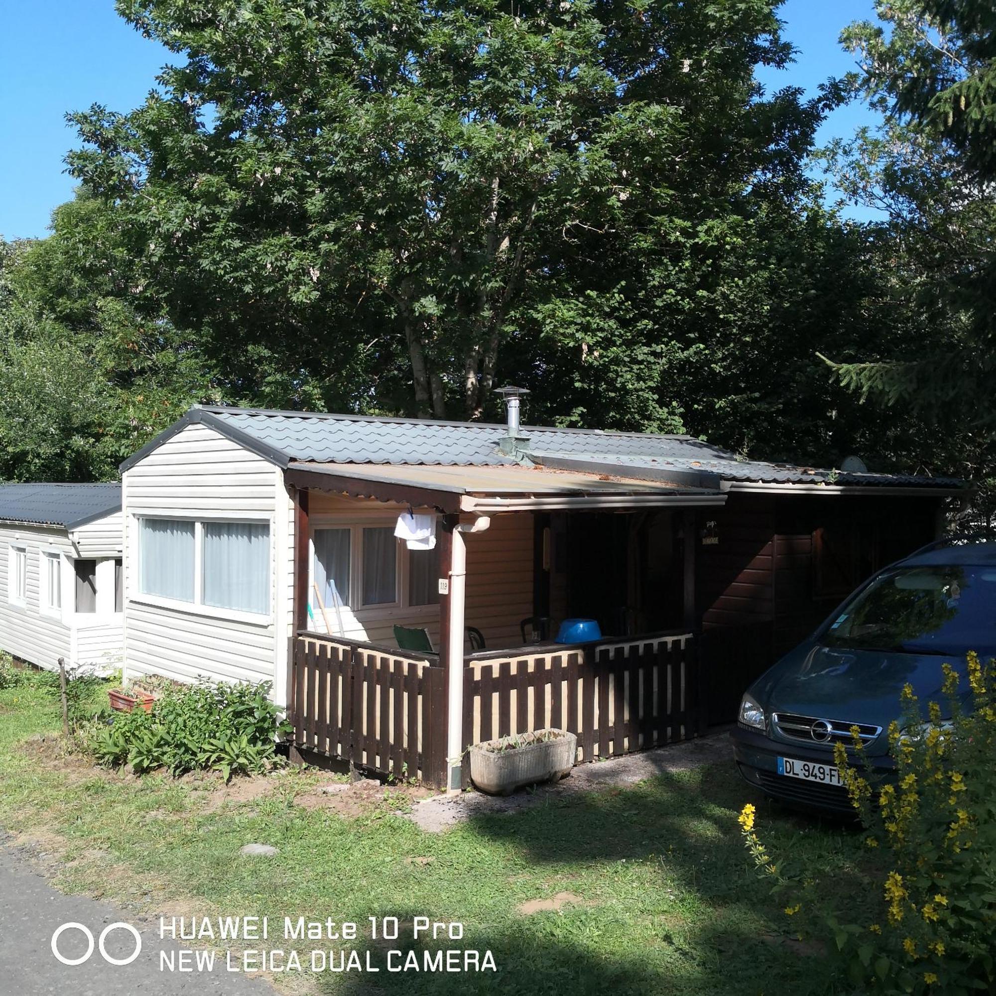 Charmant Mobil Home Style Chalet Бес-э-Сент-Анастез Экстерьер фото