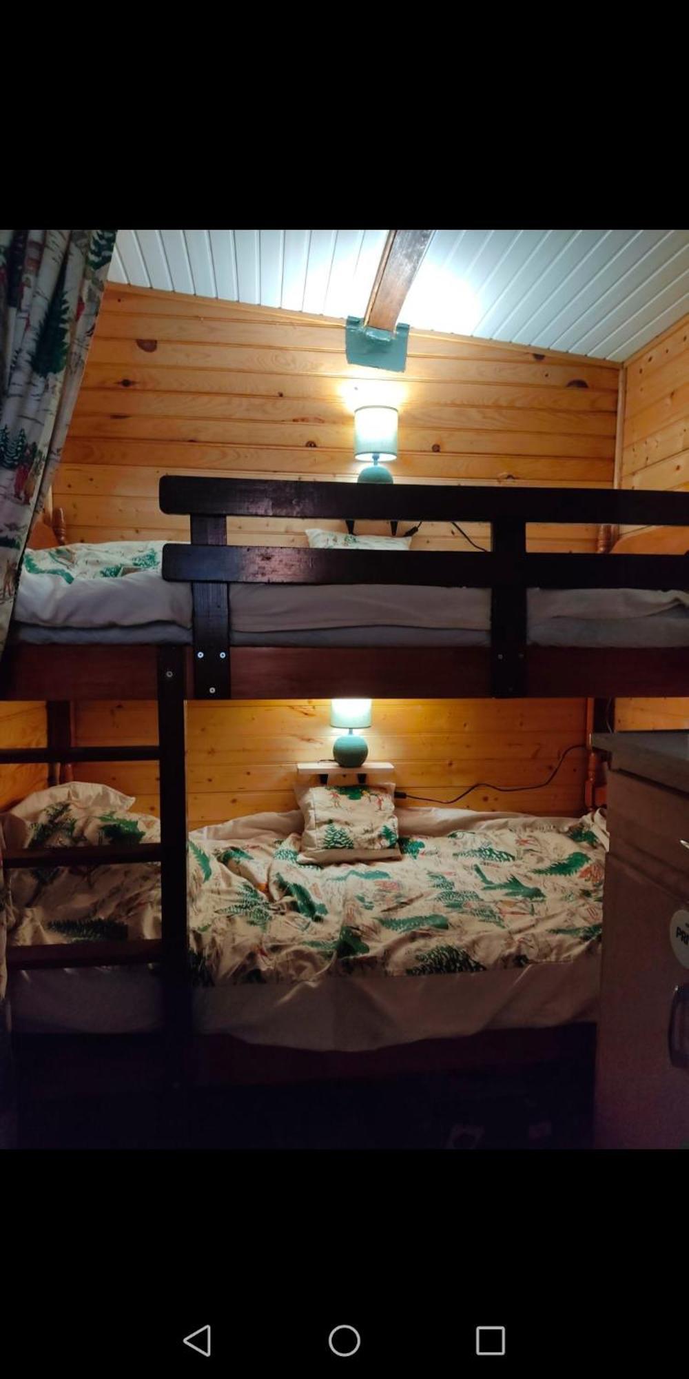 Charmant Mobil Home Style Chalet Бес-э-Сент-Анастез Экстерьер фото