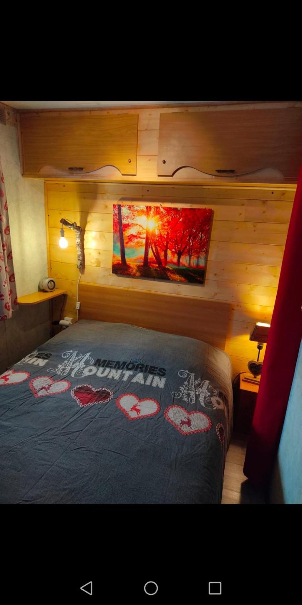 Charmant Mobil Home Style Chalet Бес-э-Сент-Анастез Экстерьер фото