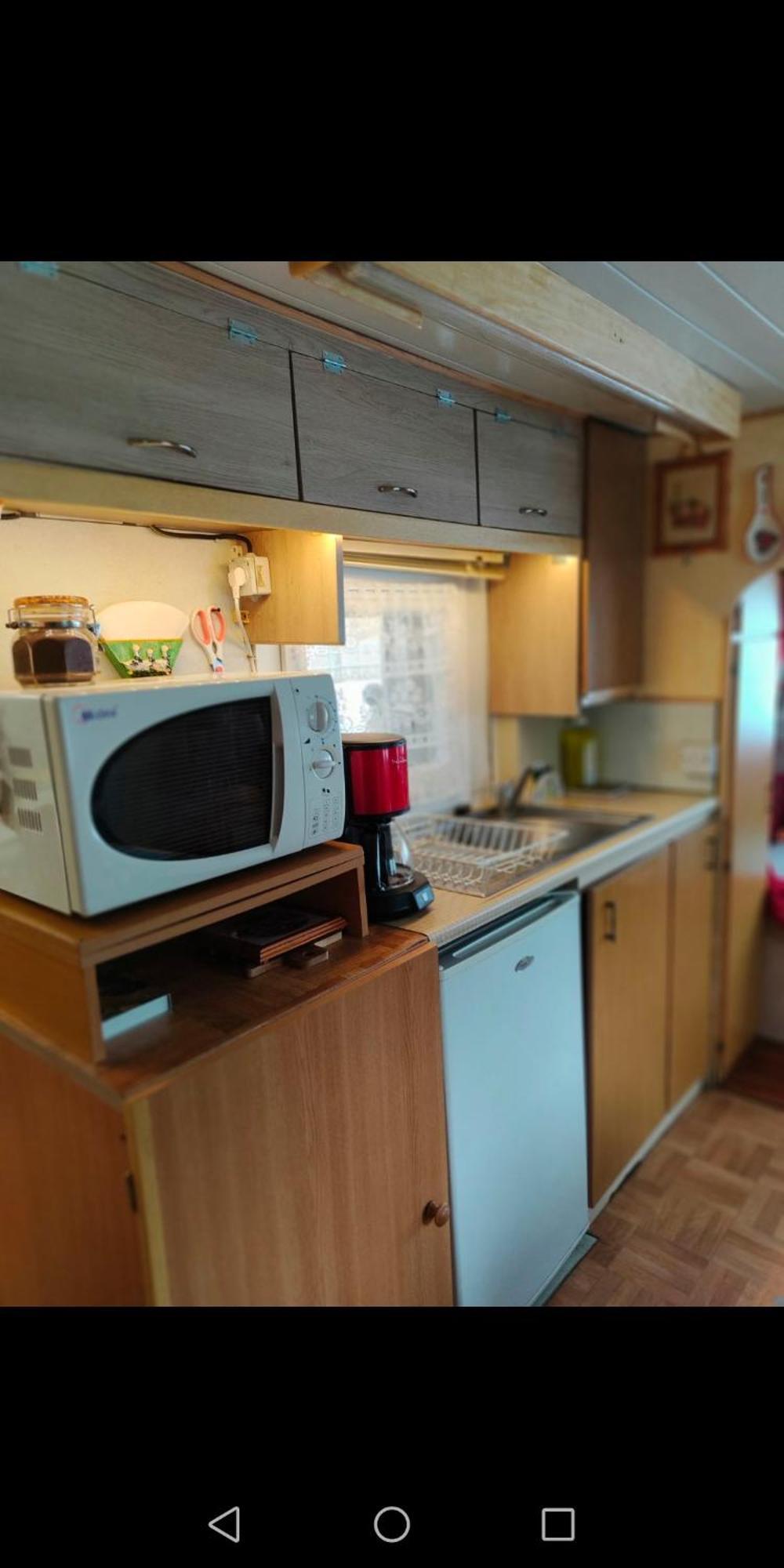 Charmant Mobil Home Style Chalet Бес-э-Сент-Анастез Экстерьер фото